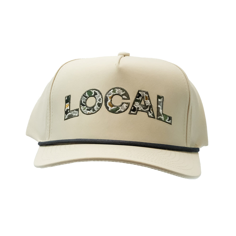Local Girl Outfitters Hats Local Girl Outfitters Women's Light Khaki Local Camo LG Cap