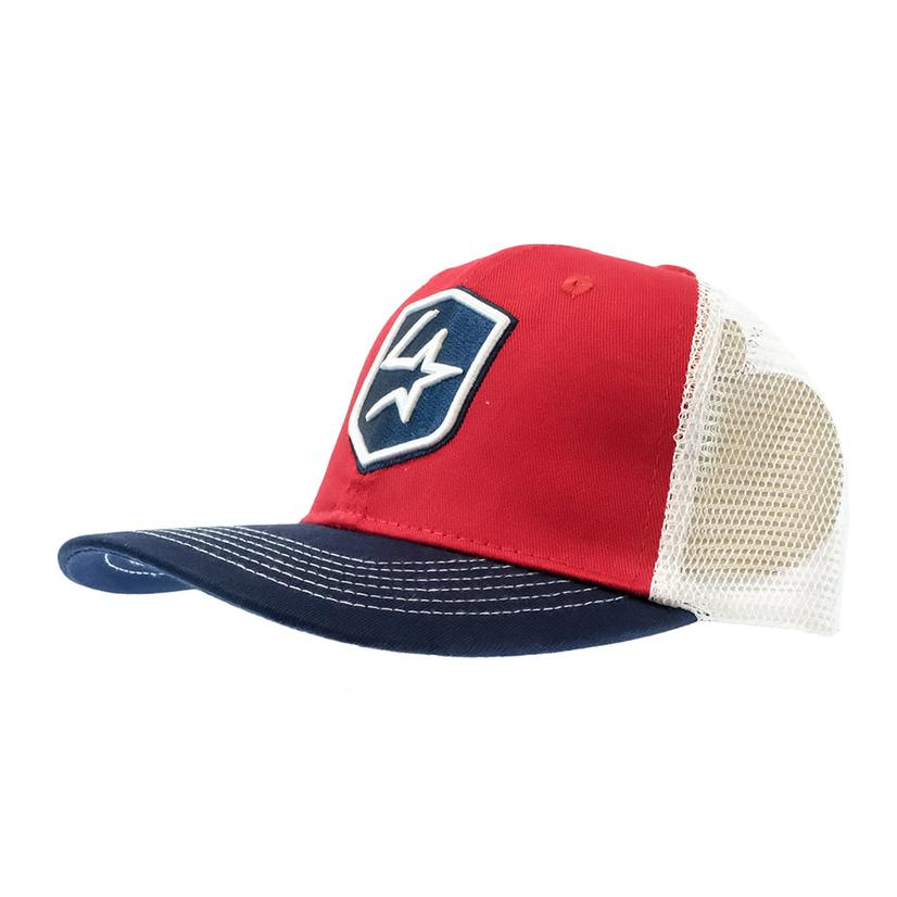 Lone Star Rope Co Hats OSFA / RWB Lone Star Rope Company Red White Blue Trucker Cap