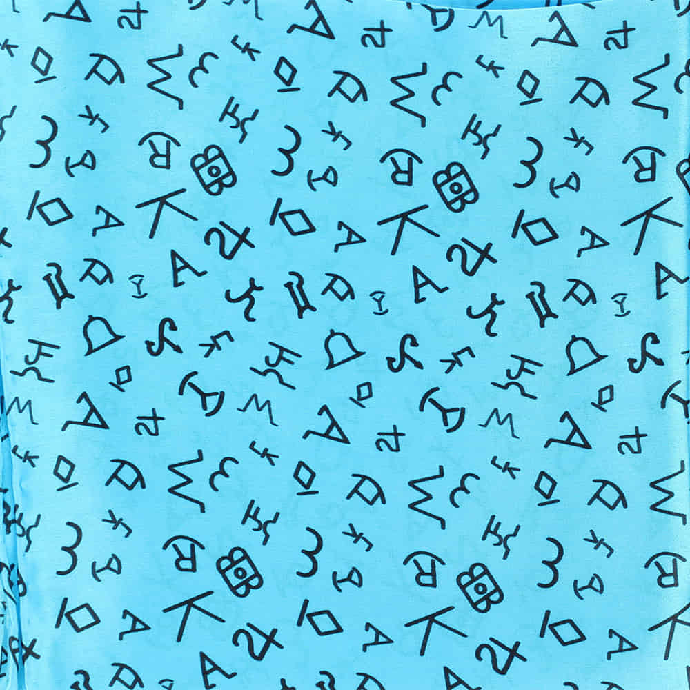 M & F Western Apparel 33"x33" / Turquoise Brands Print Wild Rag
