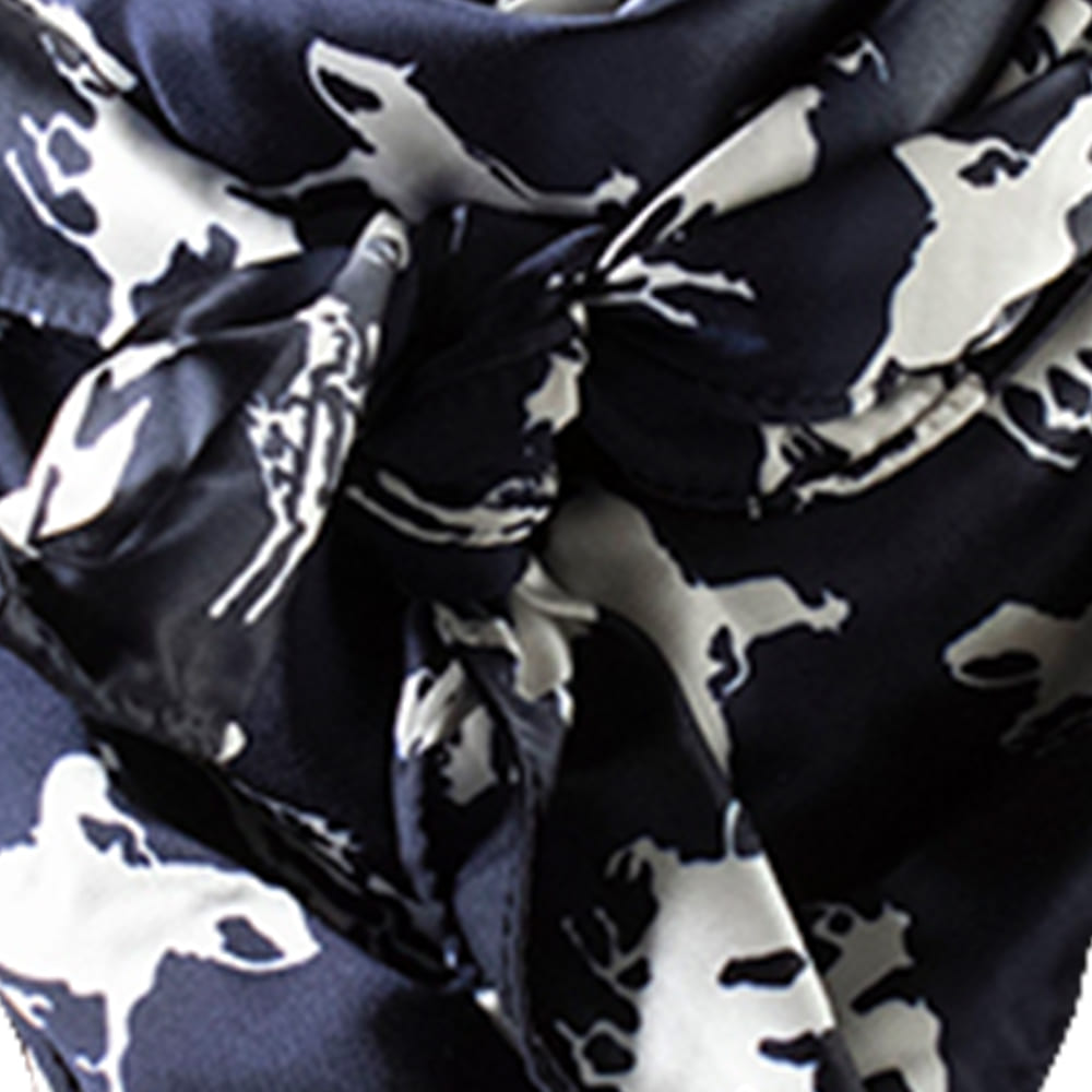 M & F Western Apparel Black / 33"X33" M&F Western Black Horse Wild Rag 33"x33"