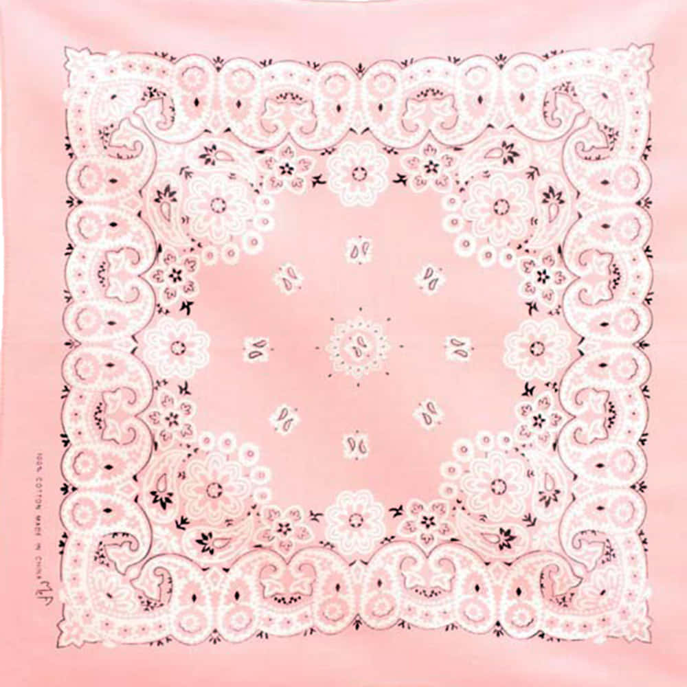 M & F Western Apparel Light Pink / 21"X21" M&F Western Traditional Fashion Light Pink Bandana 21"x21"