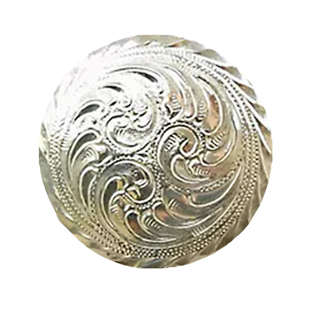 M & F Western Apparel M & F Western Silver Concho Scarf Slide