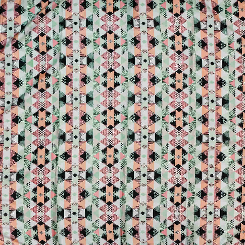 M & F Western Apparel Multi / 33"X33" M&F Western Tribal Print Multi Color Wild Rag 33x33