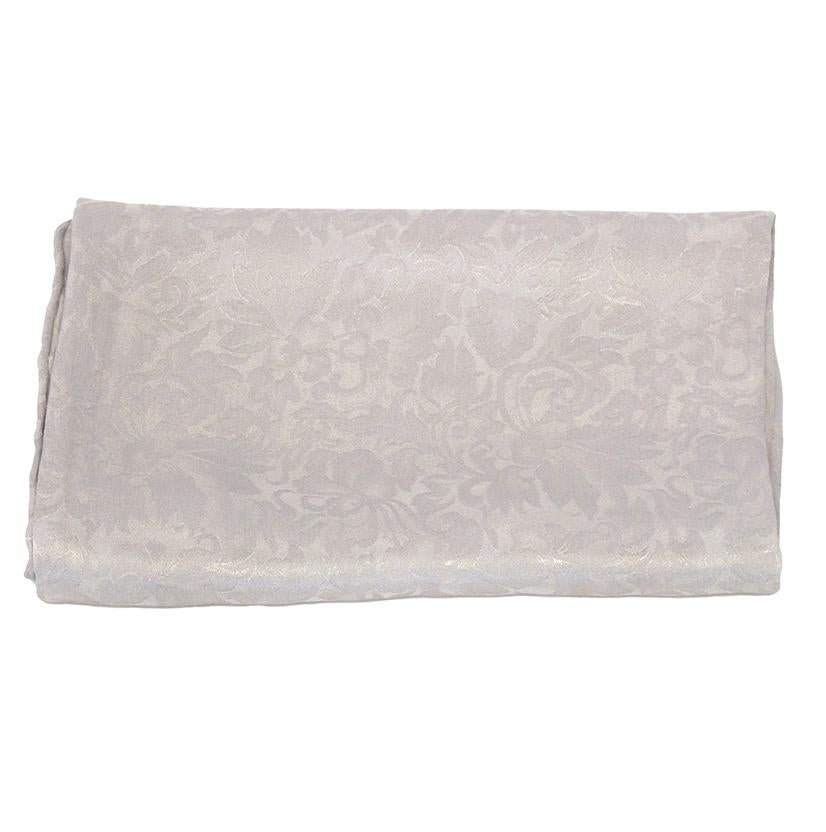 M & F Western Apparel Silver / 33"x33" Solid Color Jacquard Wild Rag
