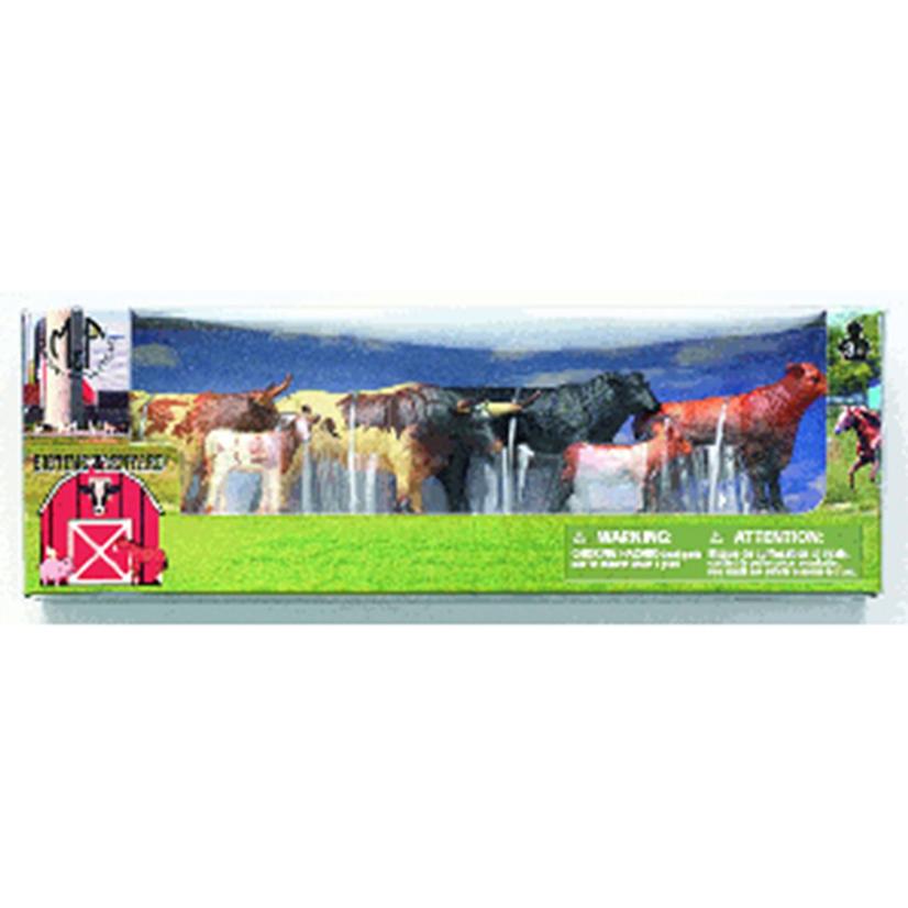 M & F Western Other M & F Western South Texas Tack Toy Cattle Cow Calf Play Set 6 piece