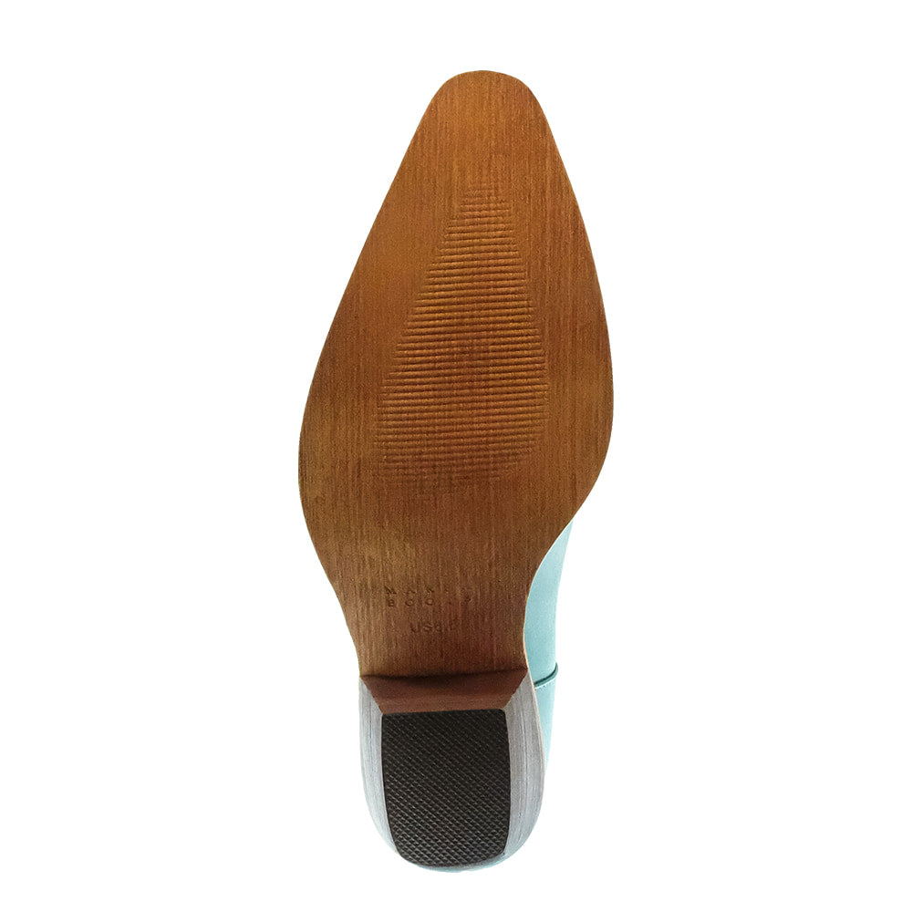 Marfa Boots Co Footwear Marfa Boot Co Women's Lainey Lightning Bolt Turquoise Fashion Boots