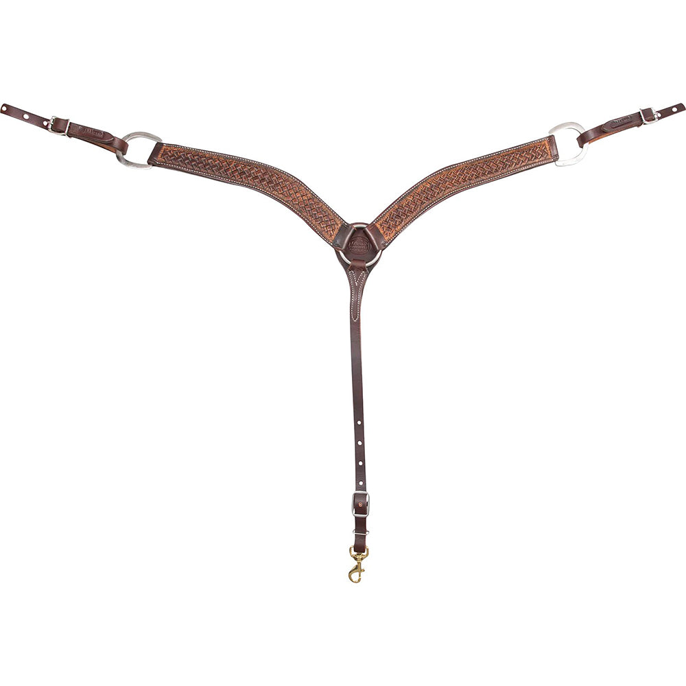 Martin Saddlery Tack Breast Collar 2 Medium Brown