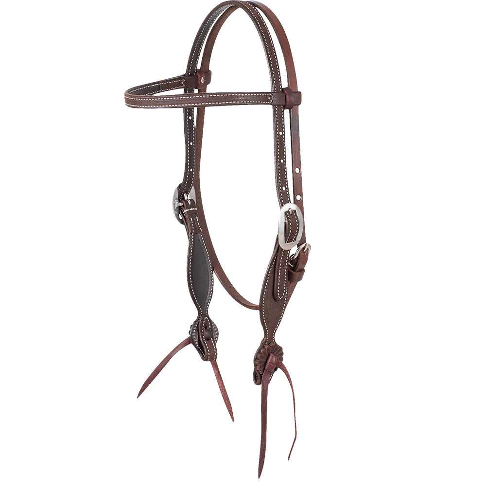 Martin Saddlery Tack Headstall BB Rosettes Strings
