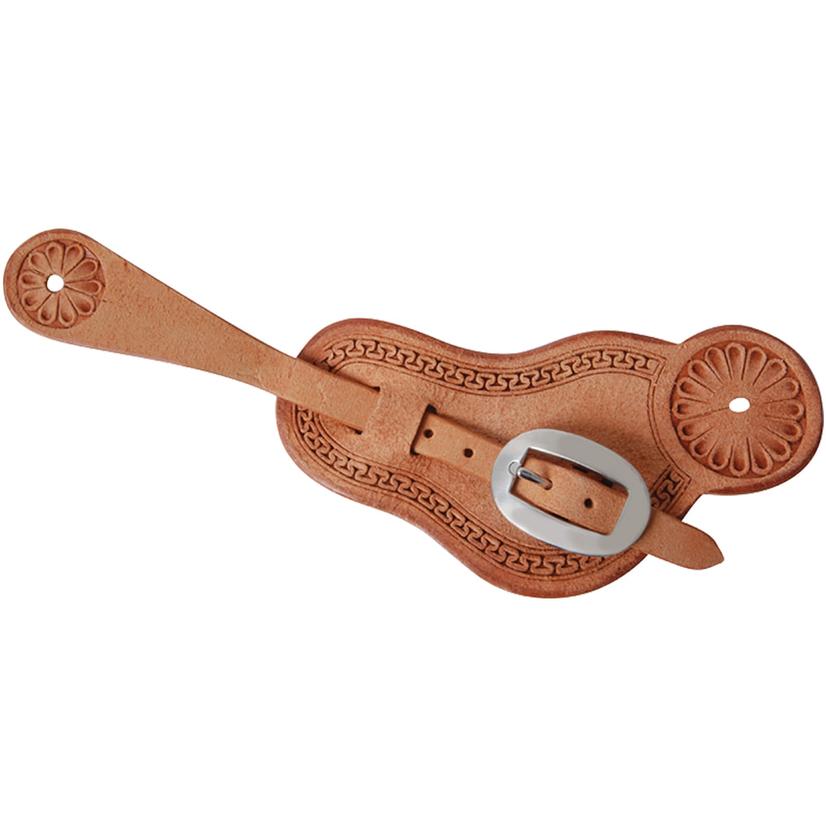 Martin Saddlery Tack Martin Buckaroo Spur Strap with Carlos Border