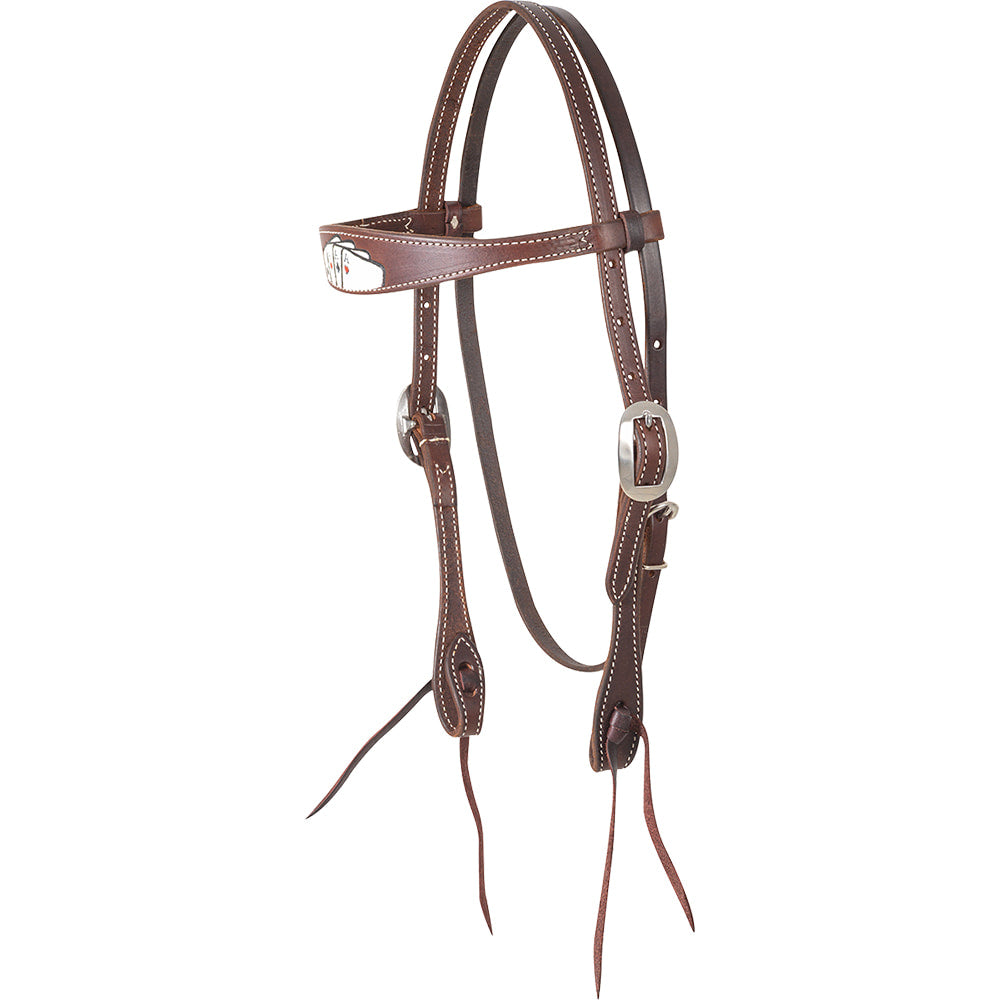Martin Saddlery Tack Martin Saddlery 4 Buckle Browband Headstall