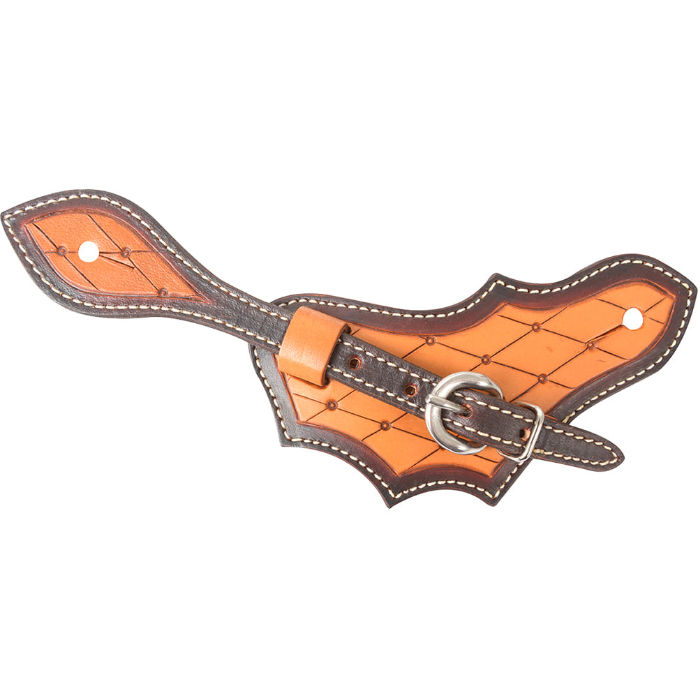 Martin Saddlery Tack Martin Saddlery Brown Plain Oak Leaf Spur Straps