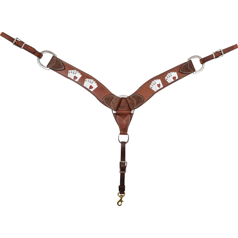 Martin Saddlery Tack Martin Saddlery Card Suit Breast Collar