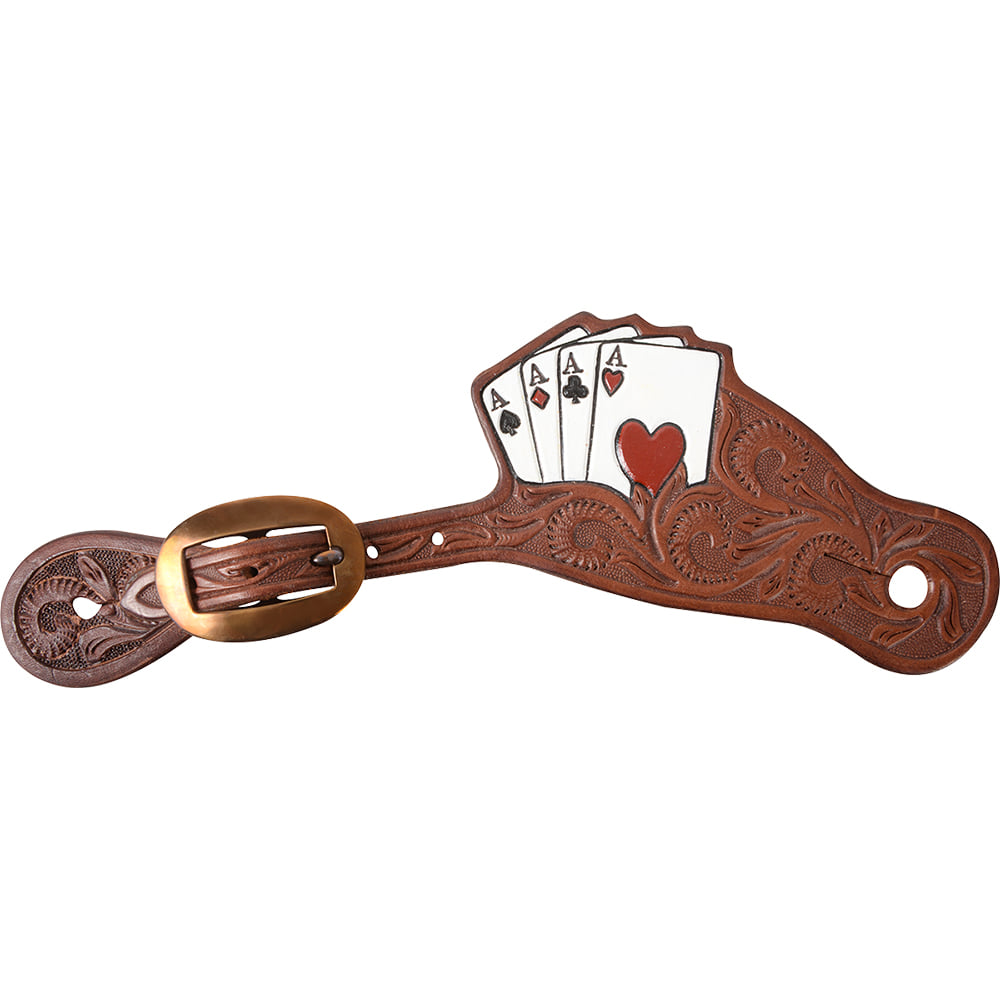 Martin Saddlery Tack Martin Saddlery Cowboy Card Suit Spur Straps
