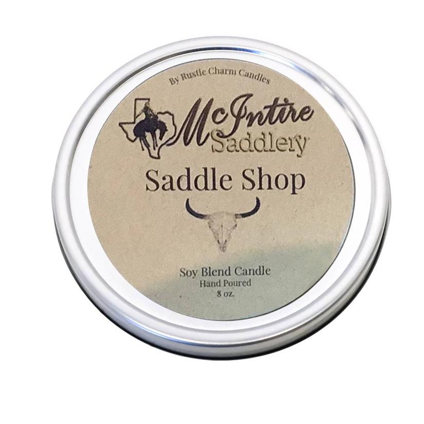 McIntire Saddlery Home Decor Saddle Shop / 8oz Miranda Mcintire Saddle Shop Candle