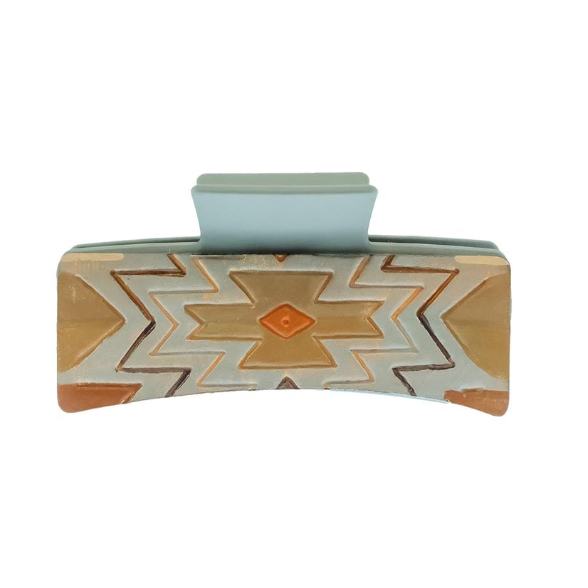 McIntire Saddlery Other Grey / OSFA Miranda McIntire Gray Aztec Hair Clip
