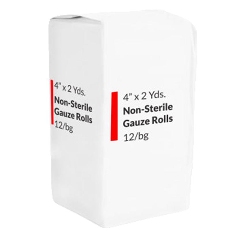Med-Vet Supplies 12 Rolls Med-Vet Non-sterile Gauze Rolls 4" - 12count