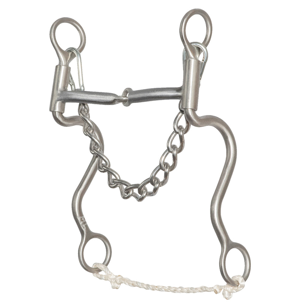 Metalab Tack 5 1/8" Walt Woodard Roping Collection Comfort Thickness 1/2" Shank Snaffle Bit Level 2