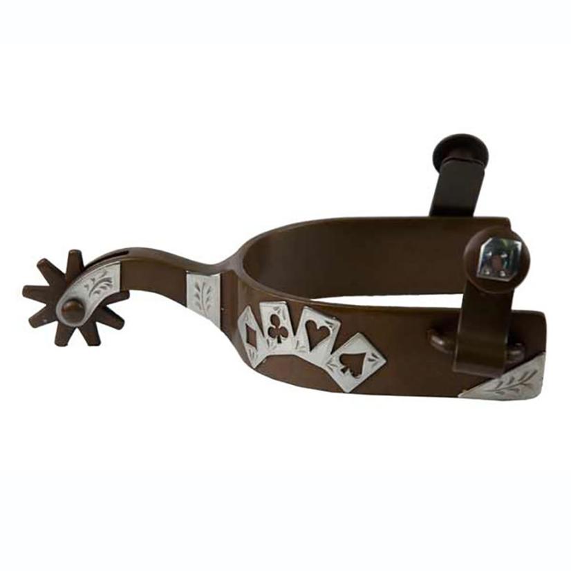 Metalab Tack Men's / Stainless Steel Metalab Poker Card Mens Spur
