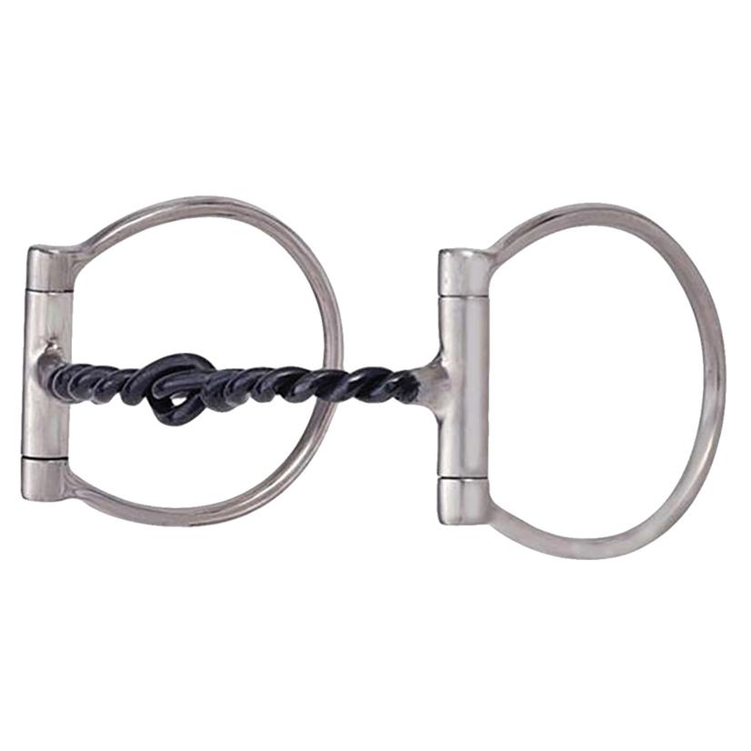 Metalab Tack Stainless Steel Large Twisted Western Dee Bit