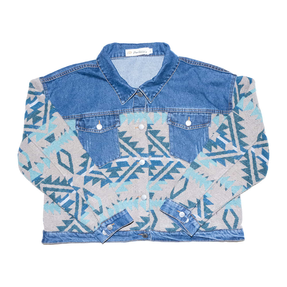 Montana Clothing Apparel MontanaCo Clothing Women's Denim Blanket Jacket