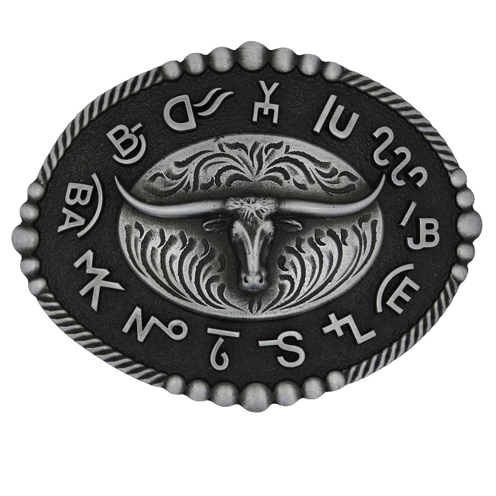 Montana Silversmiths Apparel Montana Silversmiths Oval Steer Head Buckle