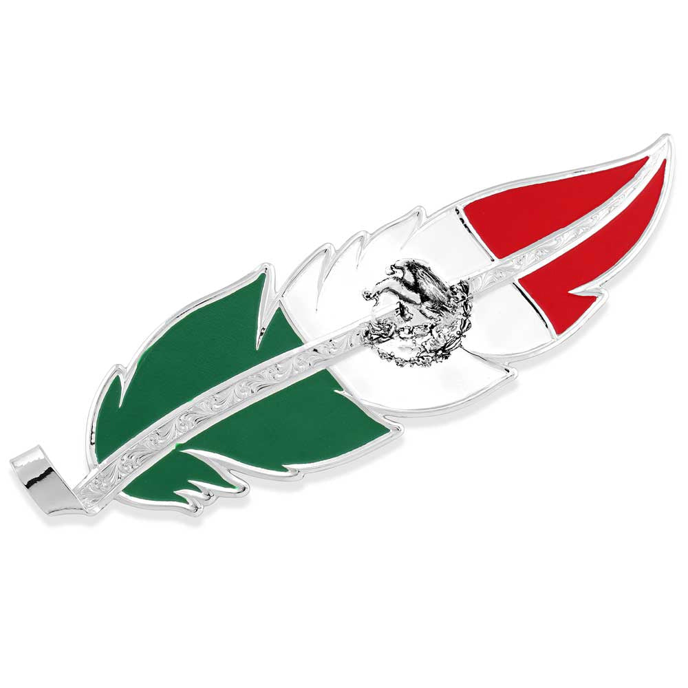 Montana Silversmiths Hats Montana Silversmiths Mexican Pride Hat Feather-Silver