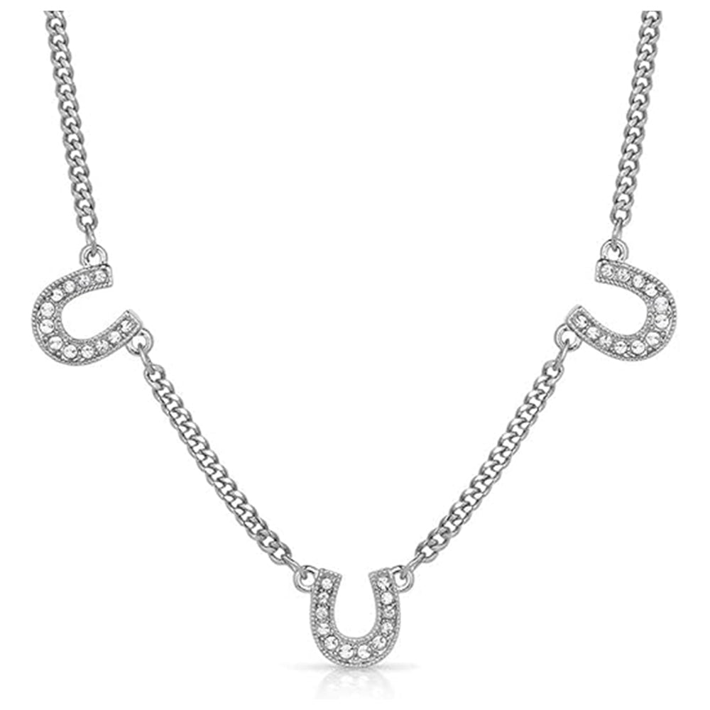 Montana Silversmiths Jewelry Montana Silversmiths Luck's Coming Around Necklace