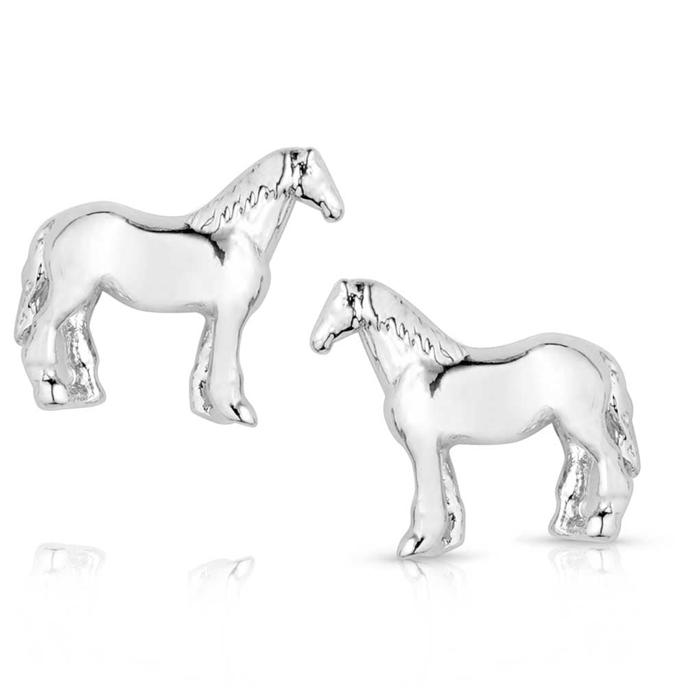 Montana Silversmiths Jewelry Silver Montana Silversmiths Quarter Horse Earrings