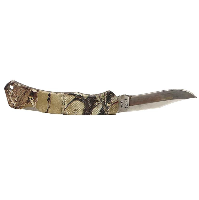 Moore Maker Knives 3 3/4" / Camo Camo Lockback Pocket Knife 3 3/4”