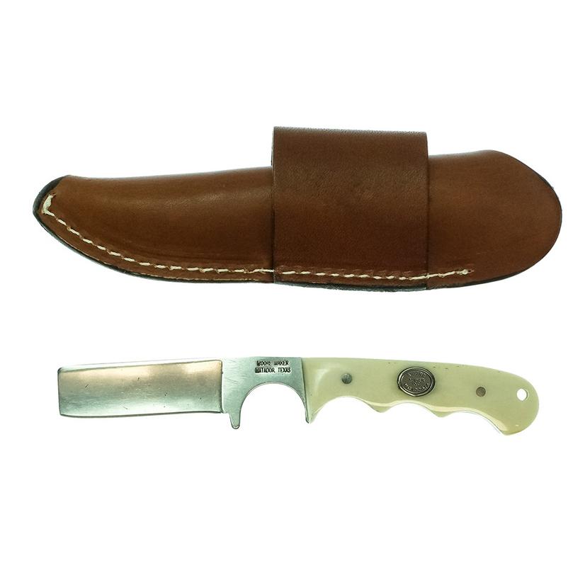 Moore Maker Knives 6 3/8" / Bone Moore Maker Bull Cutter with Bone Handle