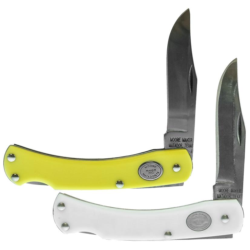 Moore Maker Knives Moore Maker Single Blade Lockback Pocket Knife 3 5/8"