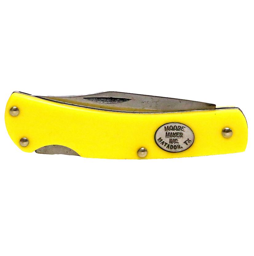 Moore Maker Knives Single Blade Lockback Pocket Knife 3 3/16"