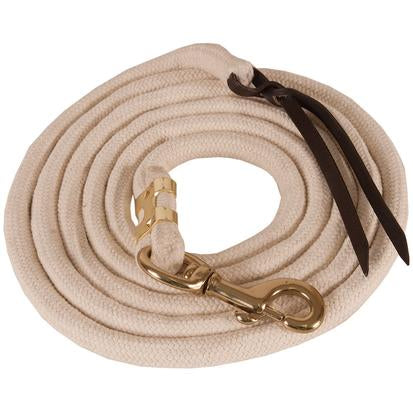 Mustang Tack 10' / Tan Mustang Pima Cotton Lead Rope
