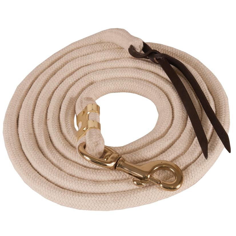 Mustang Tack 10' / Tan Mustang Pima Cotton Lead Rope