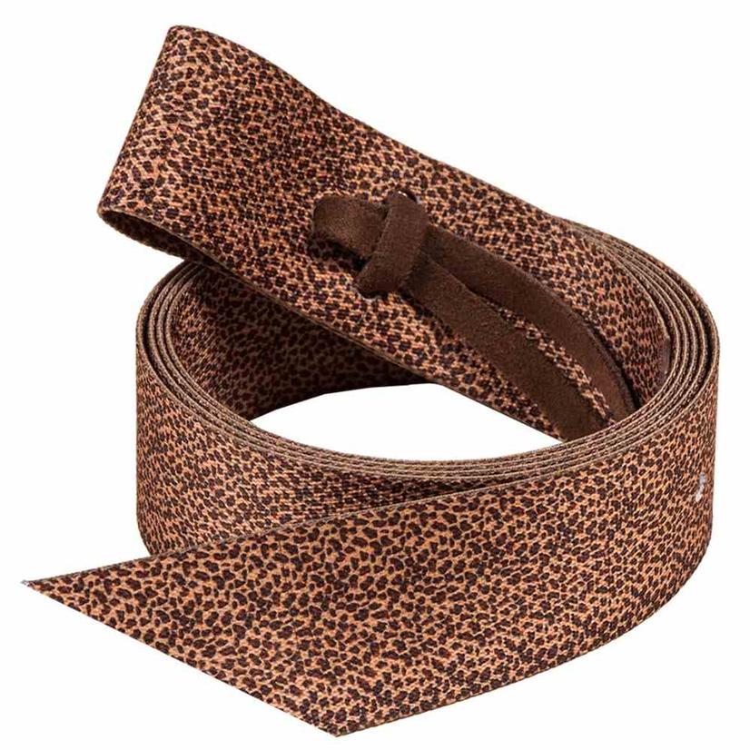 Mustang Tack 6' / Leopard Mustang MFG. Fashion Print Nylon Cinch Strap