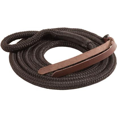 Mustang Tack 9' / Black Mustang Eye-Slide Poly Lead Rope
