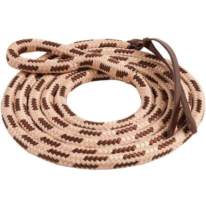 Mustang Tack 9' / Brown/Natural Mustang Eye-Slide Poly Lead Rope