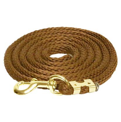 Mustang Tack Dark Brown / 9' 5/8 Inch PP Lead with Bolt Snap
