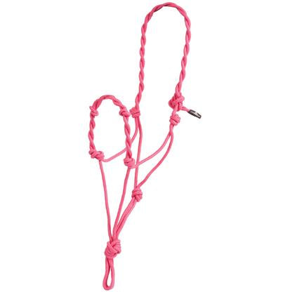 Mustang Tack Hot Pink Mustang Twisted Rope Halter