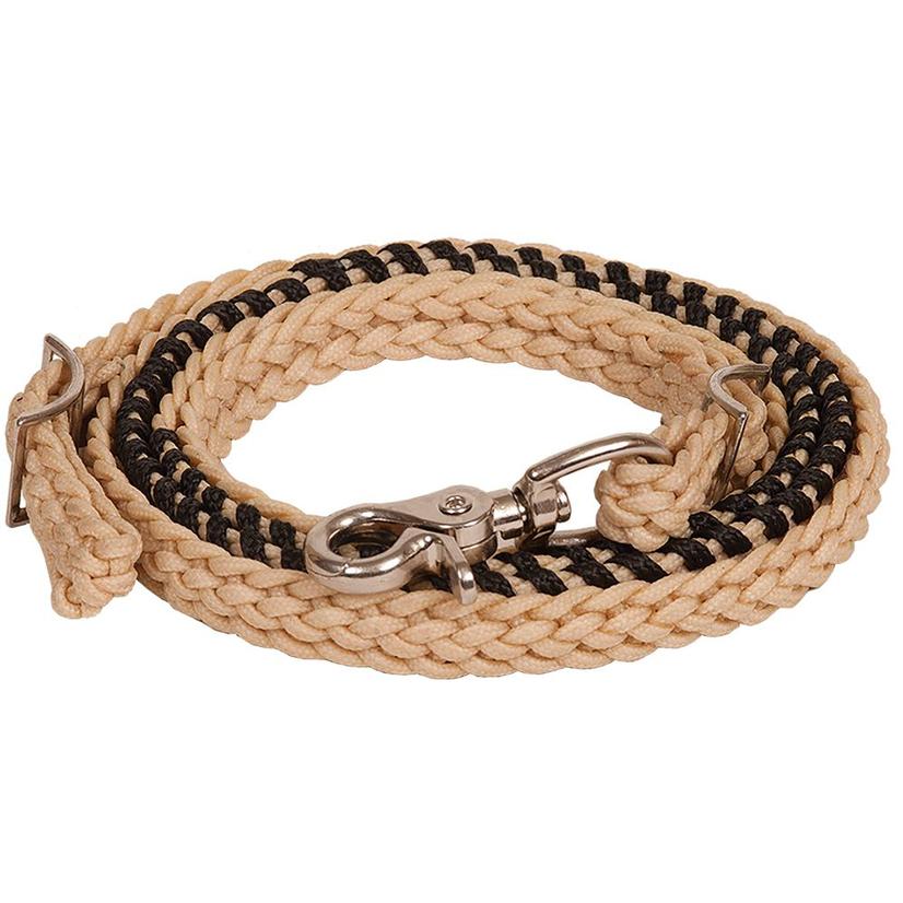 Mustang Tack Laced Wax Contest Roping Rein