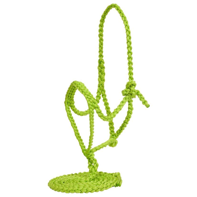 Mustang Tack Lime Mustang Flat Plaited Noseband Halter