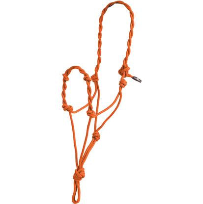Mustang Tack Orange Mustang Twisted Rope Halter
