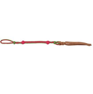 Mustang Tack Pink/Lime Mustang Quirt