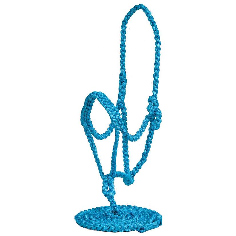Mustang Tack Turquoise Mustang Flat Plaited Noseband Halter