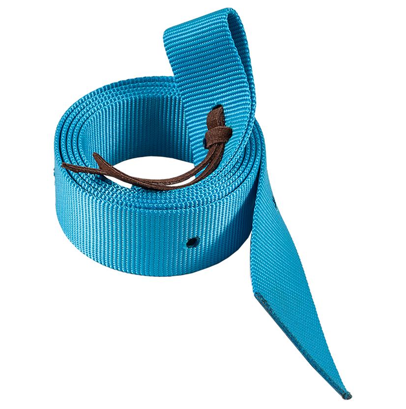 Mustang Tack Turquoise Nylon Cinch Strap