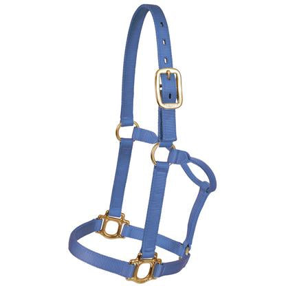 Mustang Tack Yearling / Royal Blue Mustang Triple Ply Nylon Halter Yearling 500lb-800lb