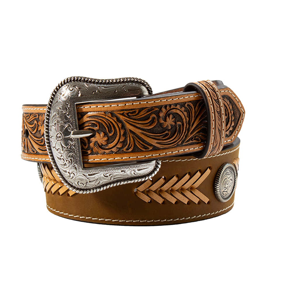 Nocona Belts Apparel Nocona Belts Boys Belt 1 1/21 1/4 Rough Out Boot Stitch Black