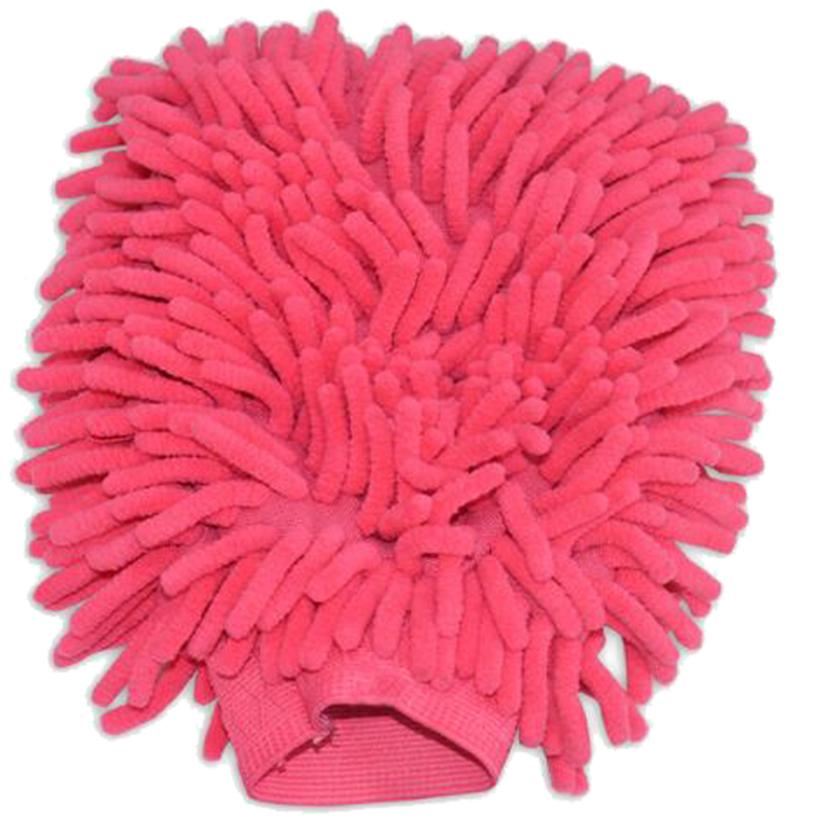 Partrade Cowboy Tack Supplies Pink Microfiber Grooming Mit