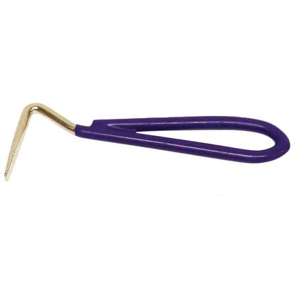Partrade Cowboy Tack Supplies Purple Hoof Pick with Vinyl Covered Handle