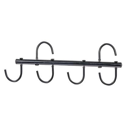 Partrade Cowboy Tack Tack 4 Hook Swivel Tack Rack